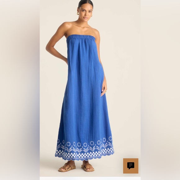 Vitamin A Daya embroidered Maxi Dress NWT - Picture 1 of 1